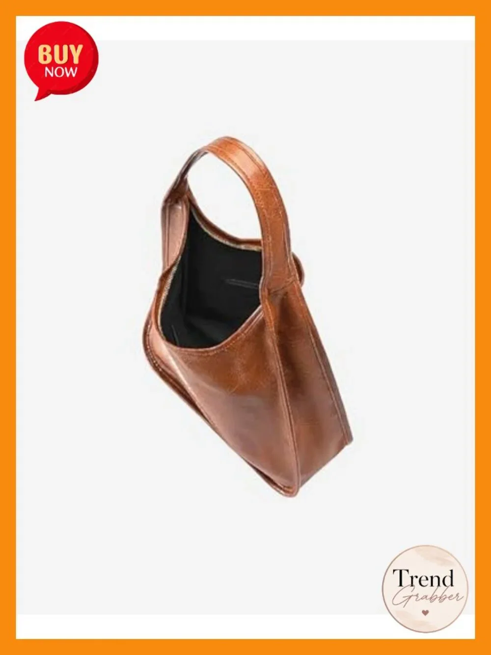 PU Leather Hobo Shoulder Bag with Detachable Pouch, Tote Handbag for Work Travel